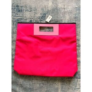 NWT! Clinique Hot Pink Hand Carry Tote Bag